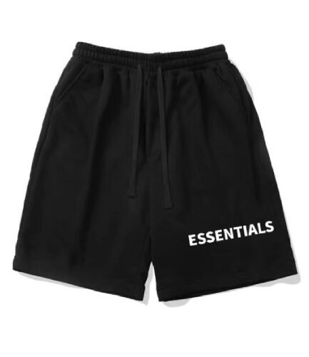 Essentials Cotton Blend Shorts Black