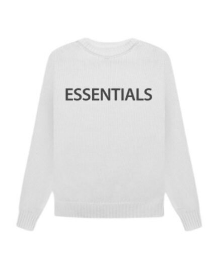 Essentials Overlapped Sweatshirt White