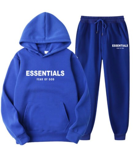Essentials Hoodie Fear of God TrackSuit Blue